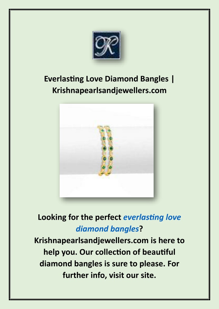 everlasting love diamond bangles