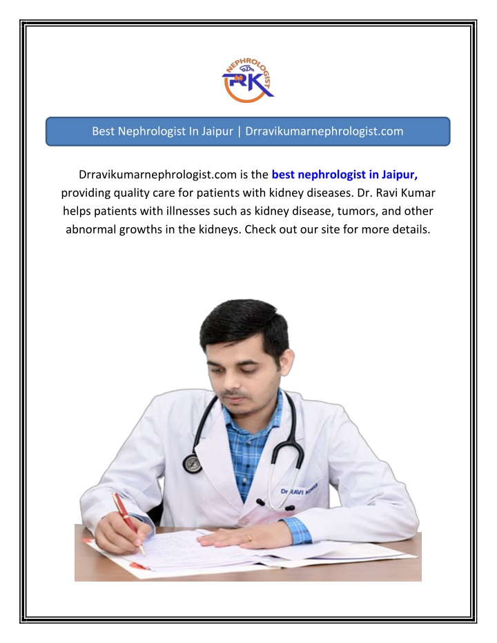 best nephrologist in jaipur