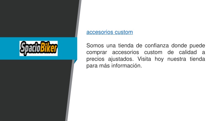 accesorios custom somos una tienda de confianza