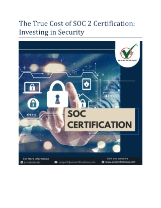 the true cost of soc 2 certification investing
