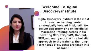 Welcome To Digital Discovery institute |Best Learning Platform For Freshers
