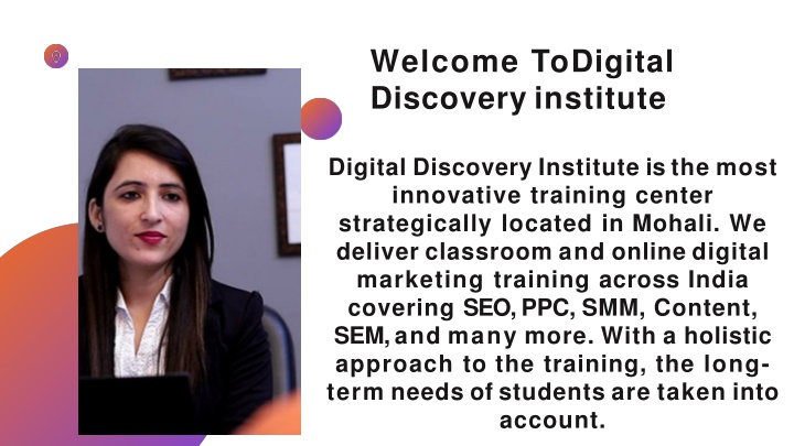 welcome to digital discovery institute