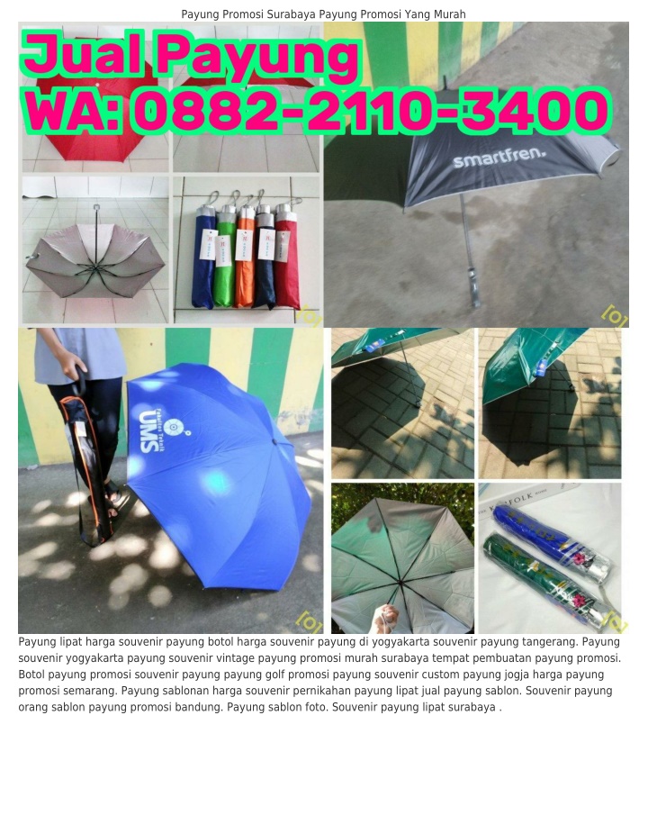 payung promosi surabaya payung promosi yang murah