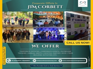 Corporate Team Outing in Jim Corbett - Corporate Offsite in Jim Corbett