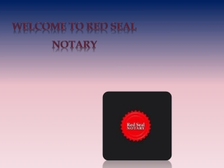 Statutory Declaration Form | Red Seal Notary