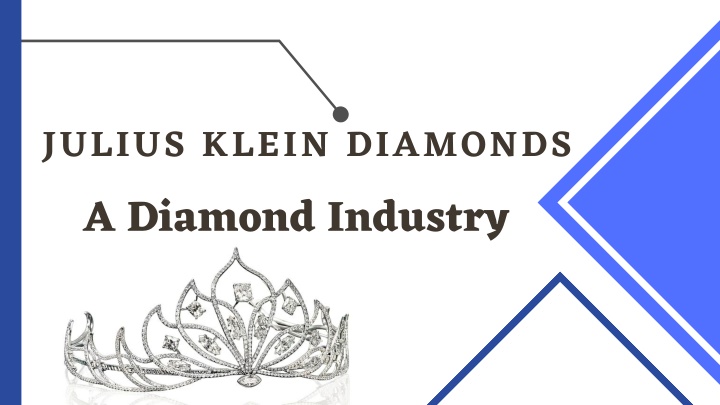 julius klein diamonds a diamond industry