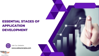essential stages of application development