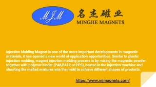Purchase High-Quality Injection Bonded Magnets For Your Need