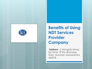 Benefits of Using NDT Services Provider Company