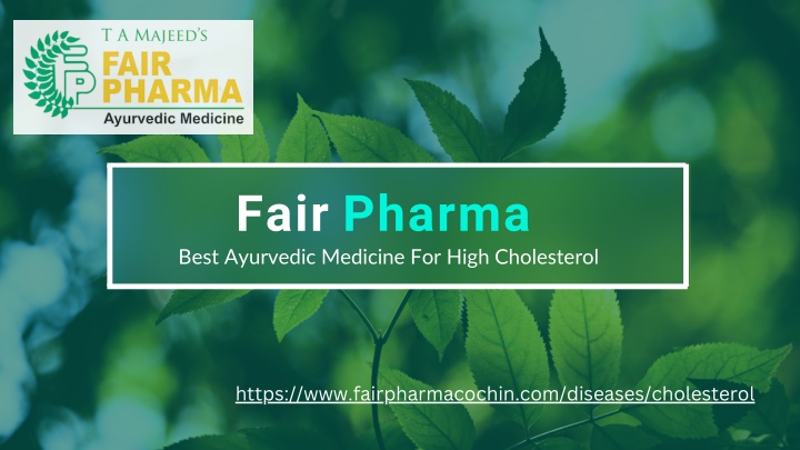 fair pharma best ayurvedic medicine for high