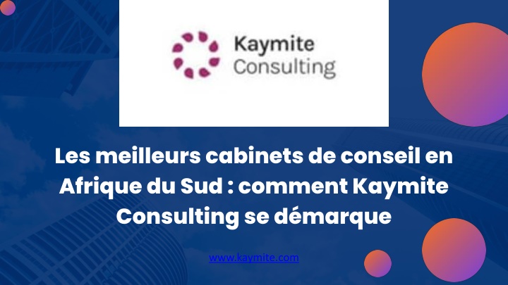 les meilleurs cabinets de conseil en afrique