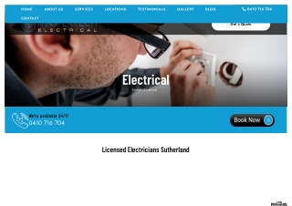 Expert Licensed Electricians in Sutherland: Your Go-To for Electrical Repairs