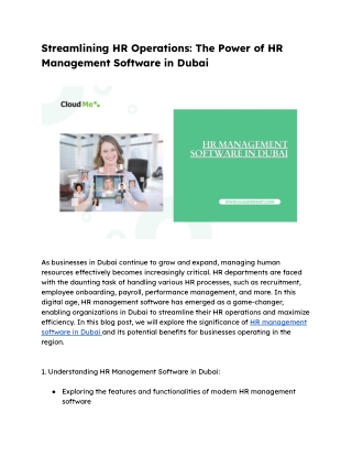 streamlining hr operations the power