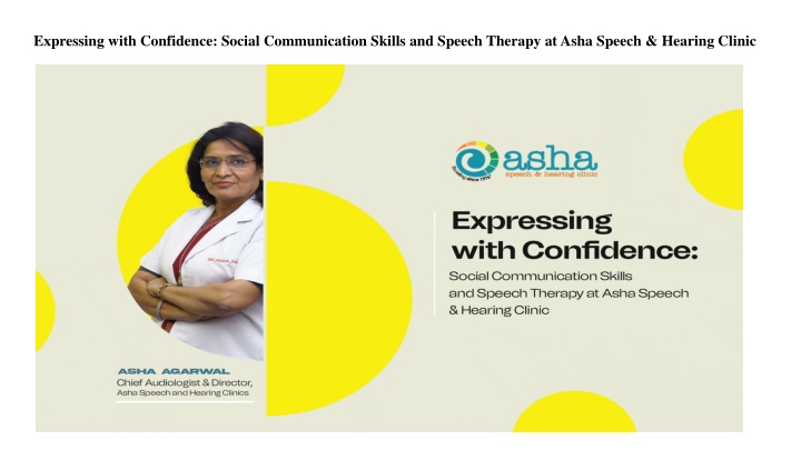 expressing with confidence social communication