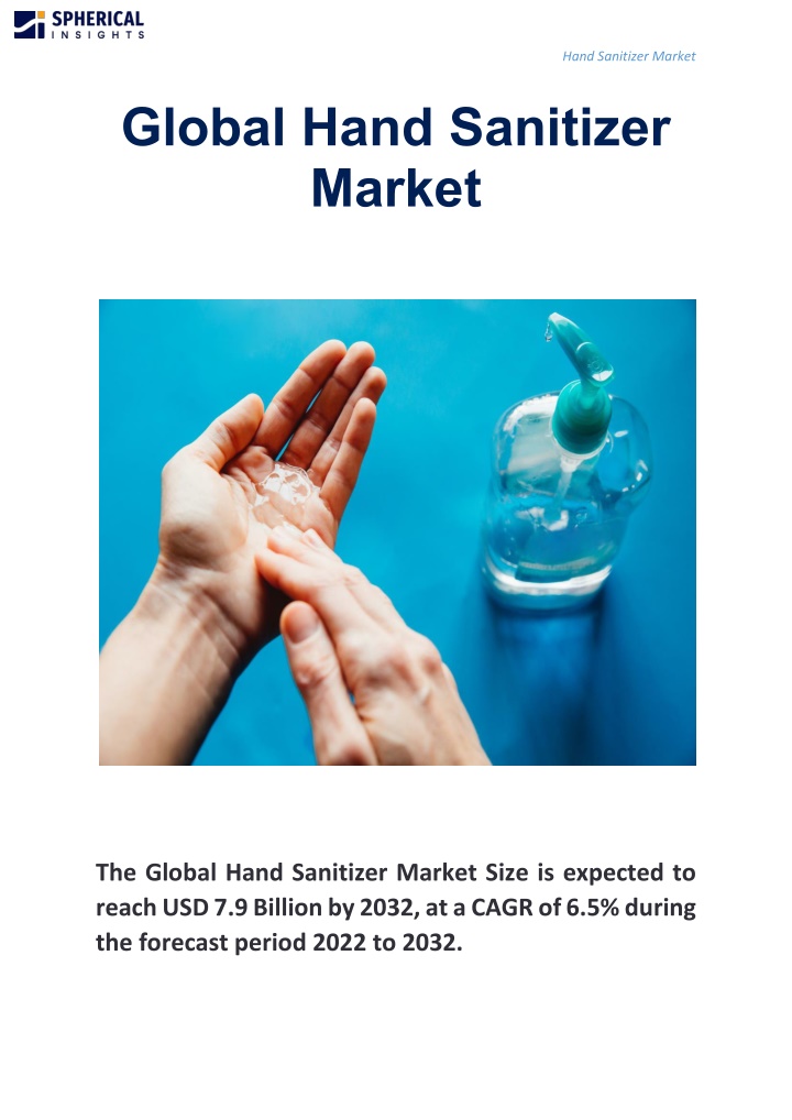 hand sanitizer market