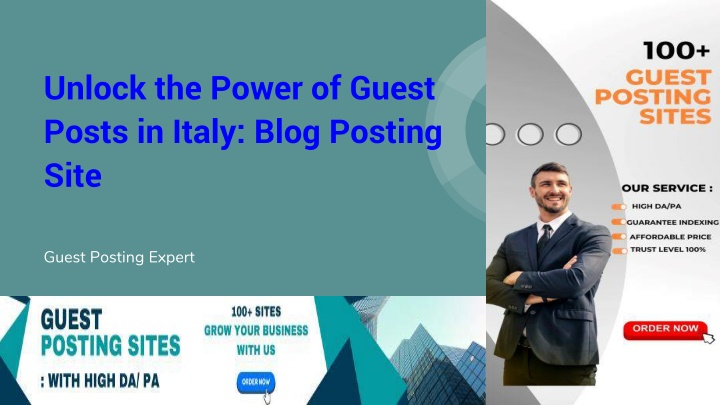 unlock the power of guest posts in italy blog posting site