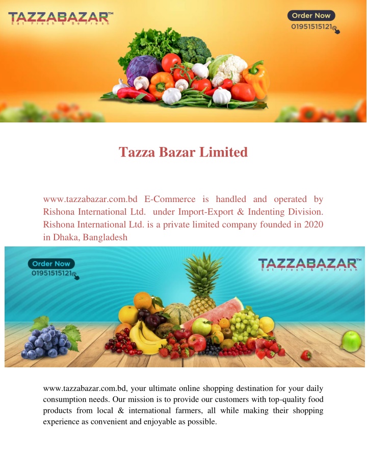 tazza bazar limited
