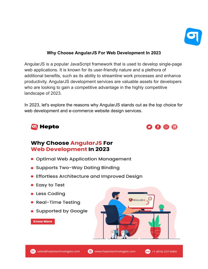why choose angularjs for web development in 2023