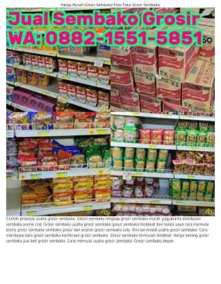 ౦882~I55I~585I (WA) Daftar Distributor Sembako Grosir Sembako Di Jakarta