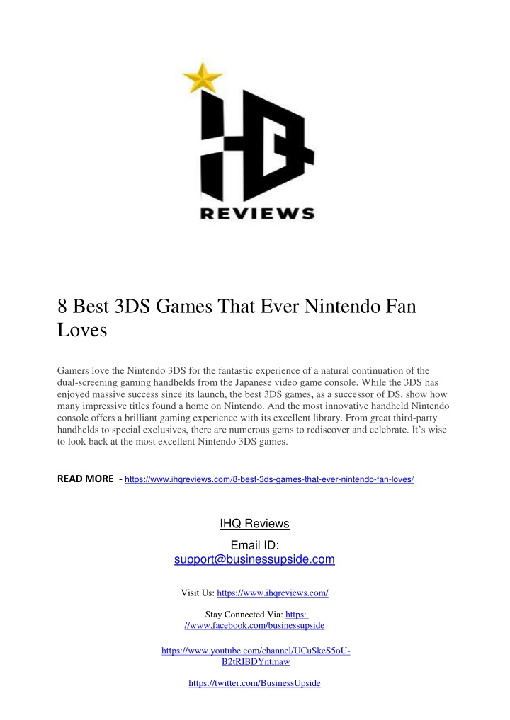 8 best 3ds games that ever nintendo fan loves