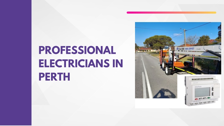 professional electricians in perth