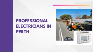 Professional Electricians in PerthProfessional Electricians in Perth