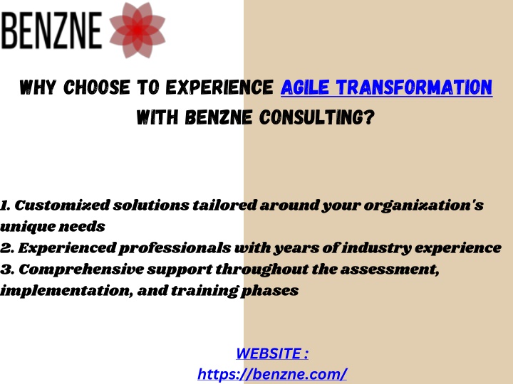 why choose to experience agile transformation