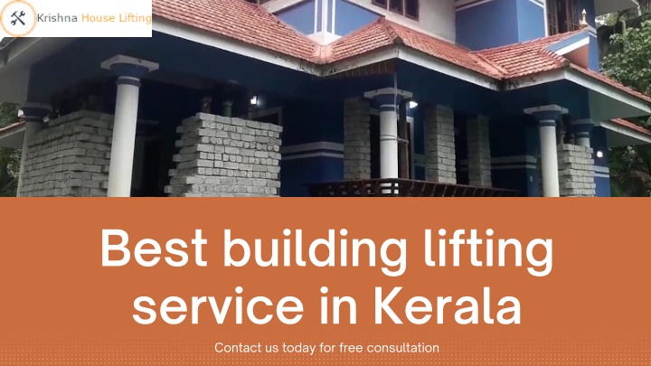 best building lifting service in kerala contact