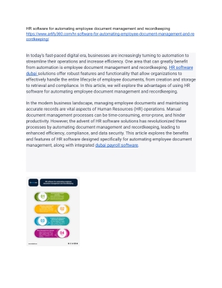 hr software for automating employee document