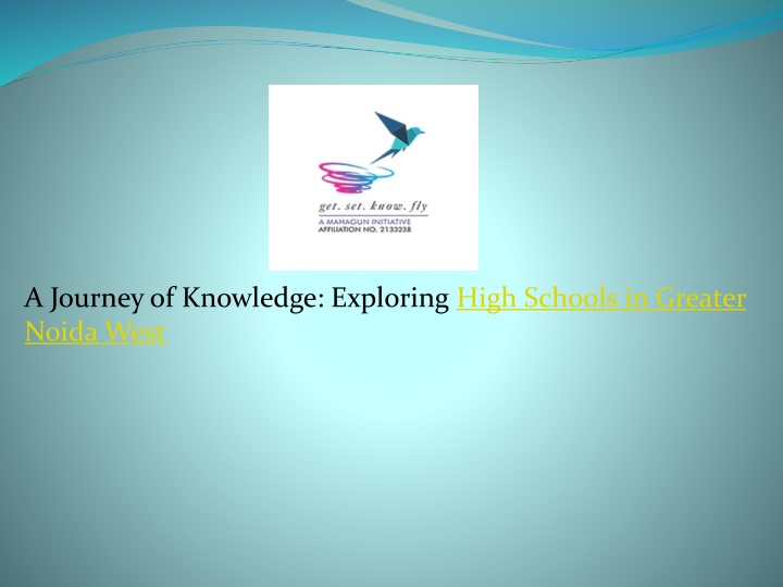 a journey of knowledge exploring high schools in greater noida west