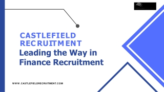 Finance Recruitment Agencies