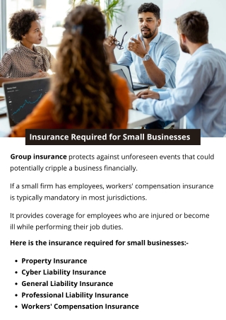 insurance required for small businesses