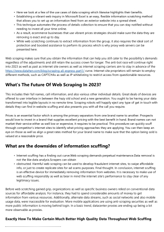 Internet Scratching For Marketing Research In 2023