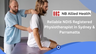 Reliable NDIS Registered Physiotherapist in Sydney & Parramatta
