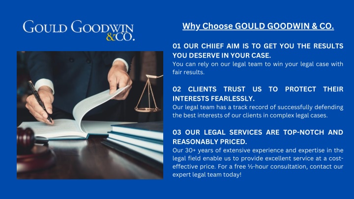 why choose gould goodwin co