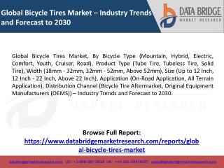 global bicycle tires market industry trends