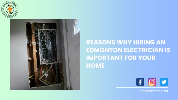 reasons why hiring an edmonton electrician