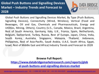global push buttons and signalling devices market