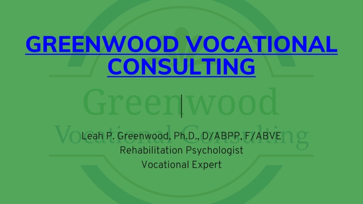 greenwood vocational consulting