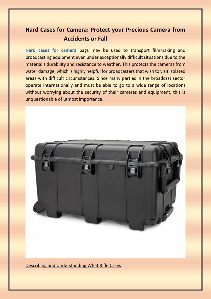 hard cases for camera protect your precious