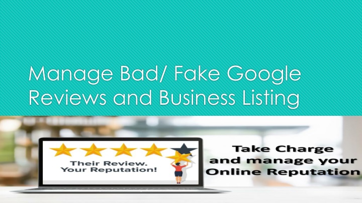 manage bad fake google reviews and business listing