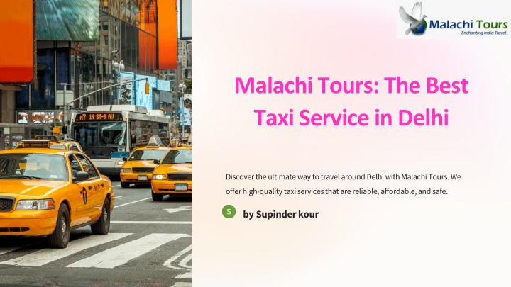 malachi tours the best taxi service in delhi