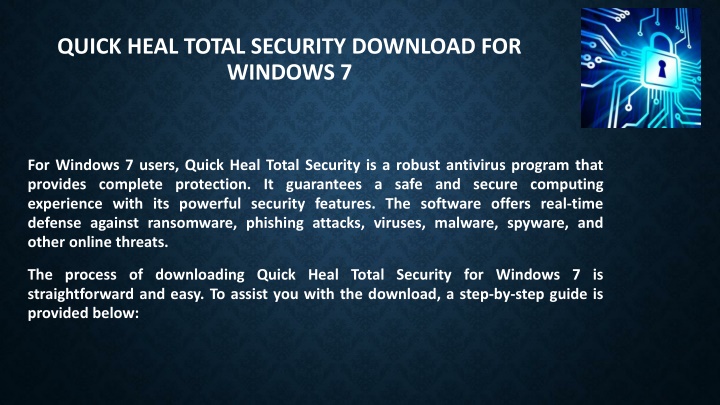 quick heal total security download for windows 7