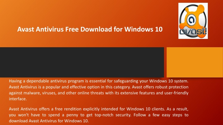 avast antivirus free download for windows 10