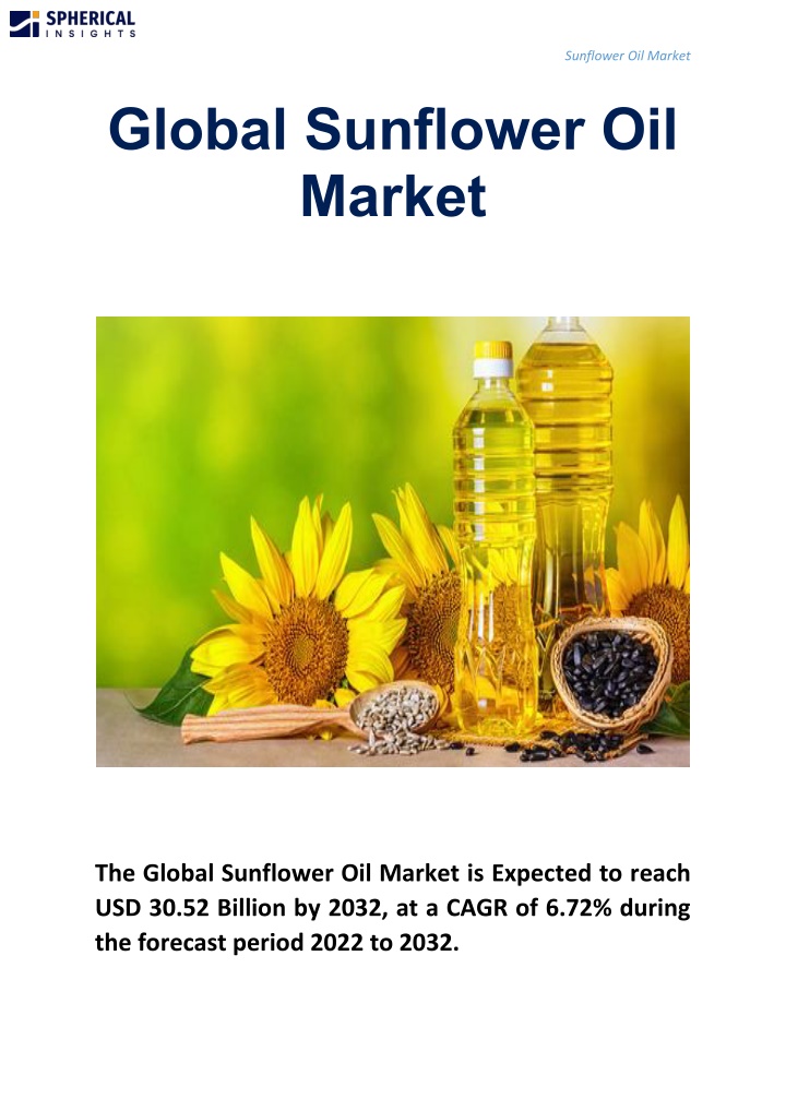 sunflower oil market