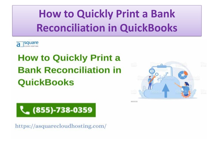 how to quickly print a bank reconciliation