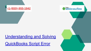Understanding and Solving QuickBooks Script Error.pptx