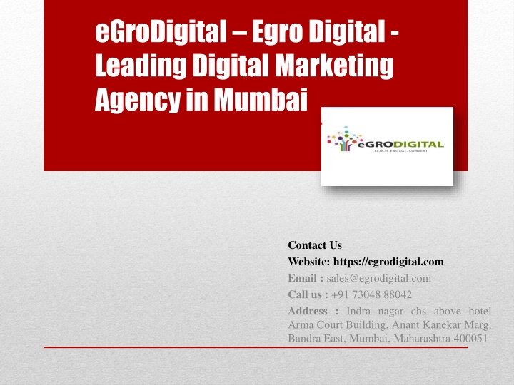 egrodigital egro digital leading digital marketing agency in mumbai