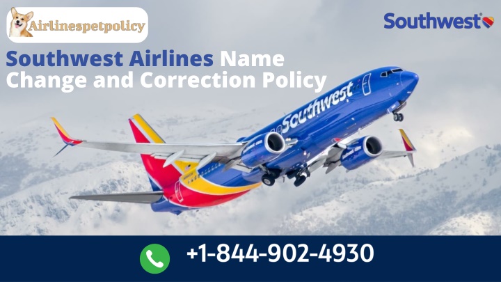 southwest airlines name change and correction
