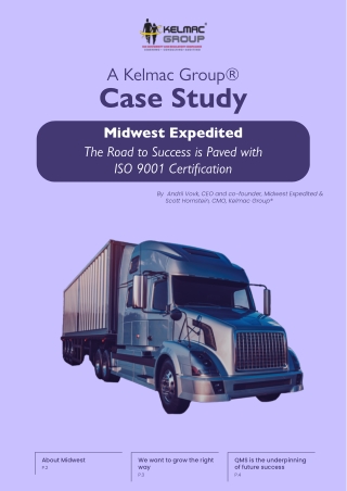 Midwest Expedited -The road to success is paved with ISO 9001 certification